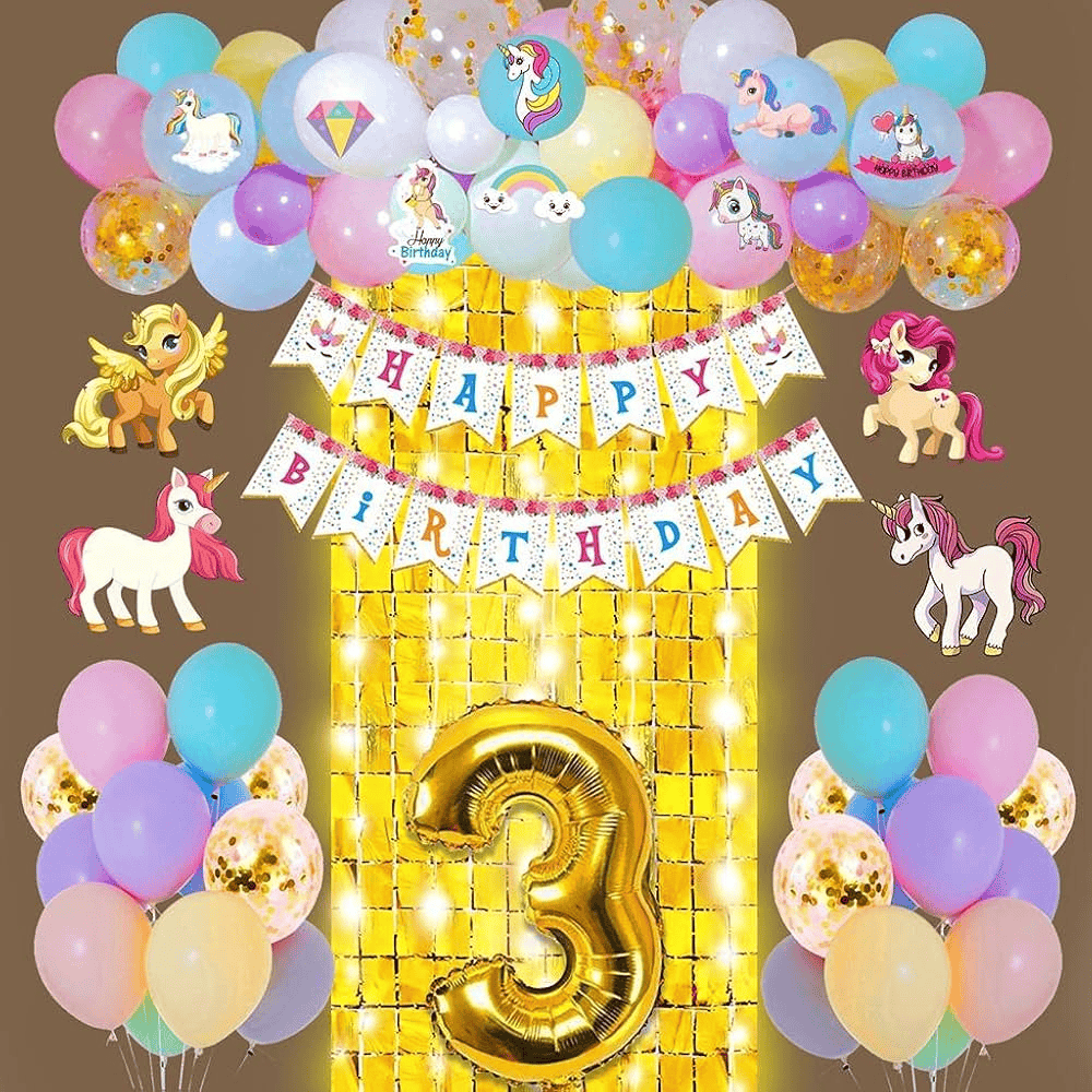 Service Provider of 3rd Birthday Decoration For Surprise in Pune, Maharashtra, India.