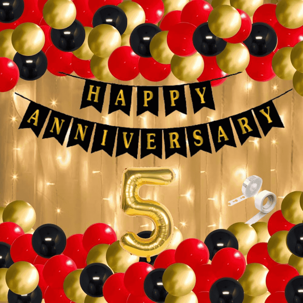 Service Provider of 5th Anniversary Decoration in Pune, Maharashtra, India.