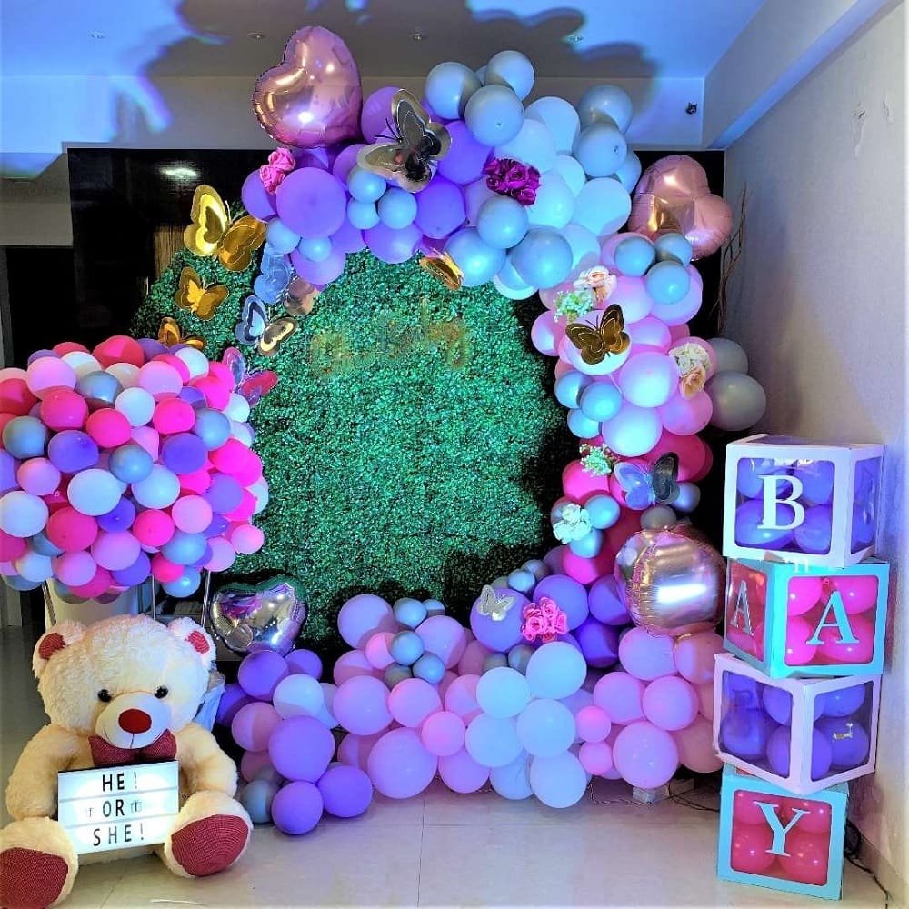 Service Provider of Neon Baby Shower Decoration in Pune, Maharashtra, India.